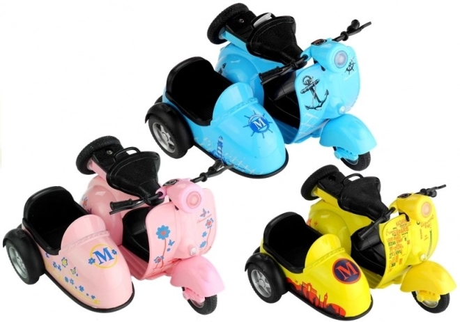 Motorkerékpár játékmodell 3 színben