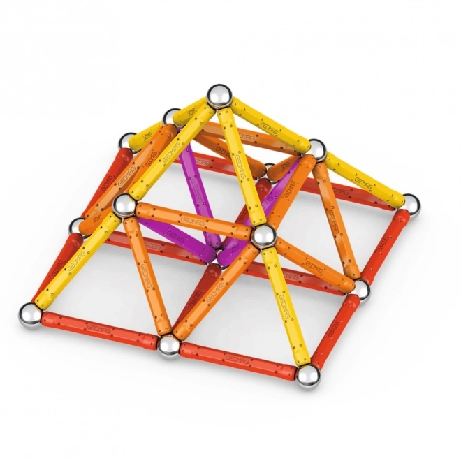 Geomag mágneses építőjátékok klasszikus újrahasznosított 93 darab narancssárga
