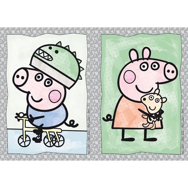 Peppa malac vízfestékes kifestő A5