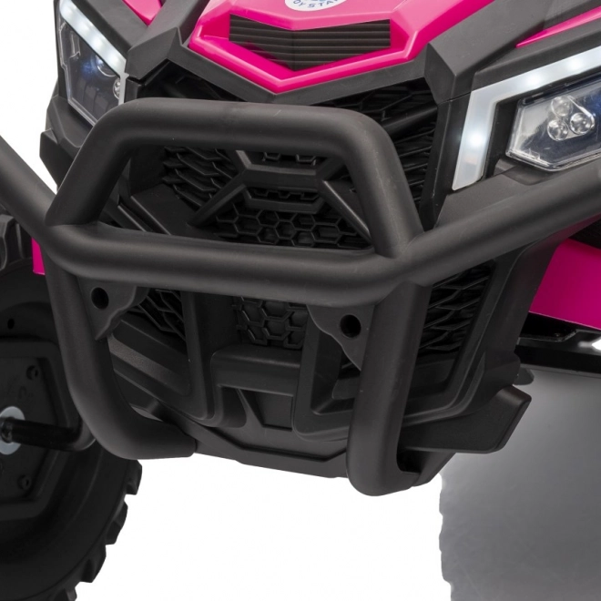 Gyermek elektromos autó Buggy Madman UTV-MX rózsaszín