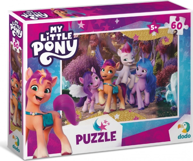 DODO puzzle my little pony: varázslatos erdő 60 darab