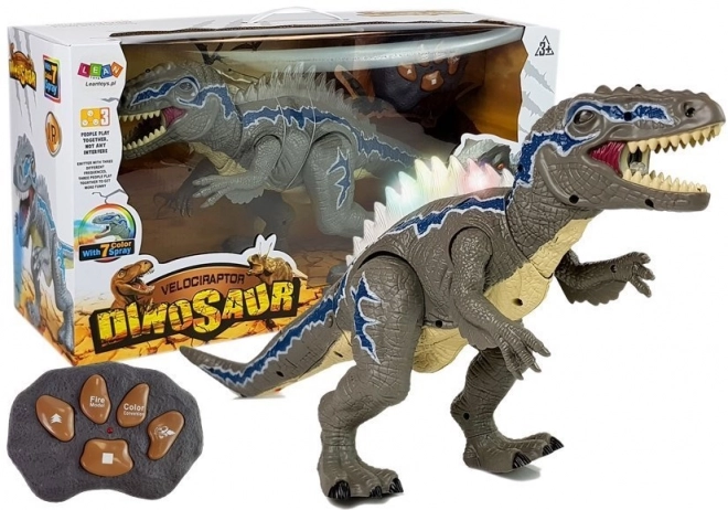 Távirányítós Tyrannosaurus Játék Szürke