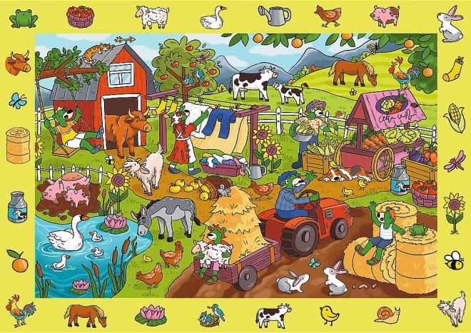 Spy Guy megfigyelő puzzle - Farm 24 darabos