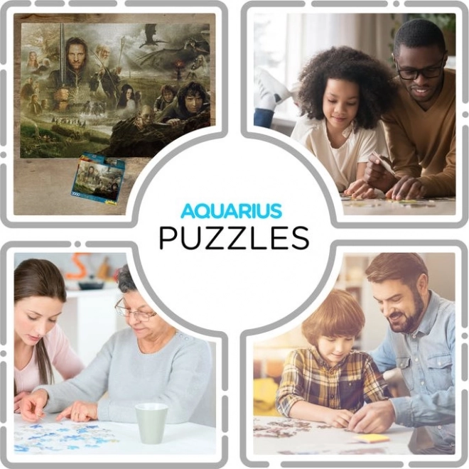 AQUARIUS Puzzle Gyűrűk Ura 3000 darab