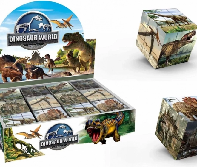 Dinoszaurusz kirakós kocka 3x3x3