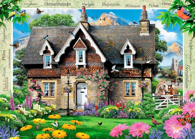 Ravensburger ház a dombon puzzle, 1000 darabos