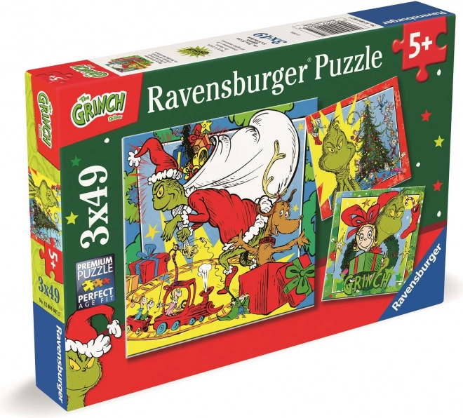 Ravensburger Grincs puzzle 3x49 darab