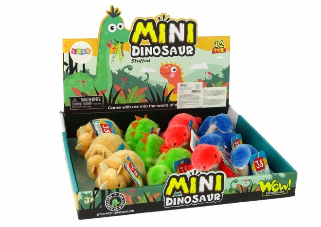 Mini plüss dinoszauruszok - 4 féle