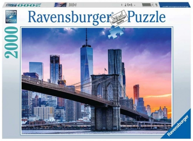 New York felhőkarcolói puzzle 2000 darabos