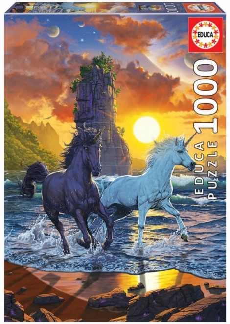 Egyszarvúak a tengerparton 1000 darabos puzzle