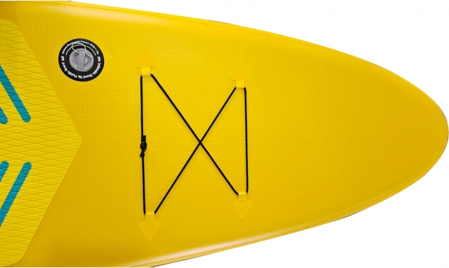 Sárga felfújható SUP paddleboard 350 cm üléssel és kiegészítőkkel