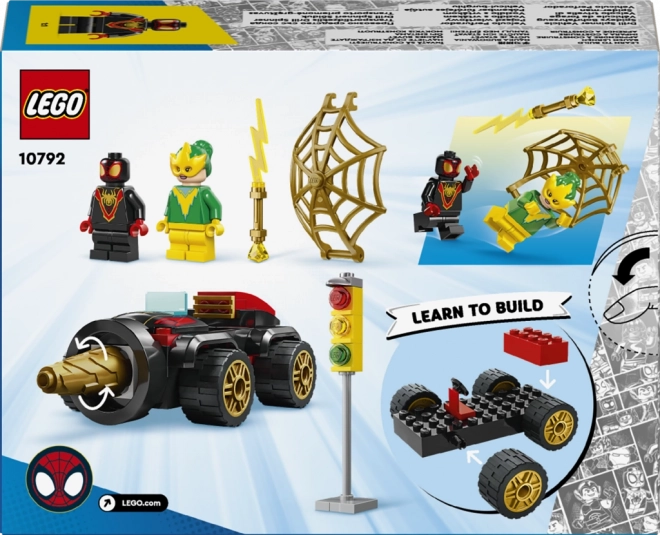 lego pókember fúró jármű szett