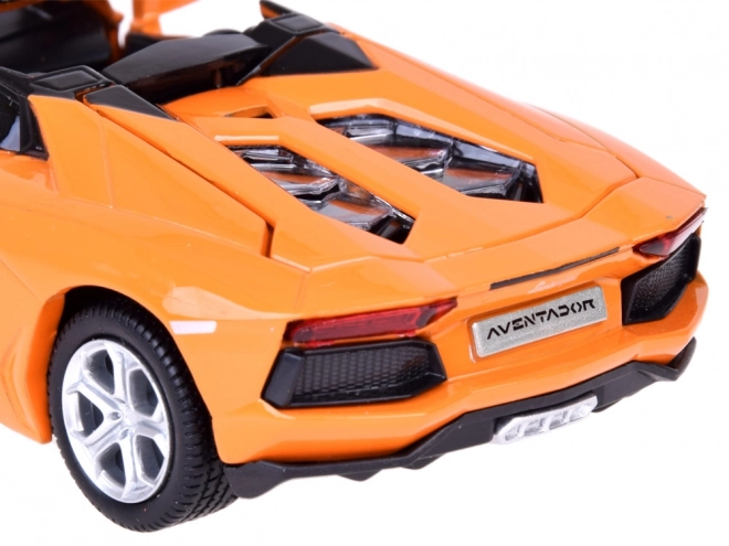 Fém modell autó Lamborghini Aventador Roadster 1:32 interaktív