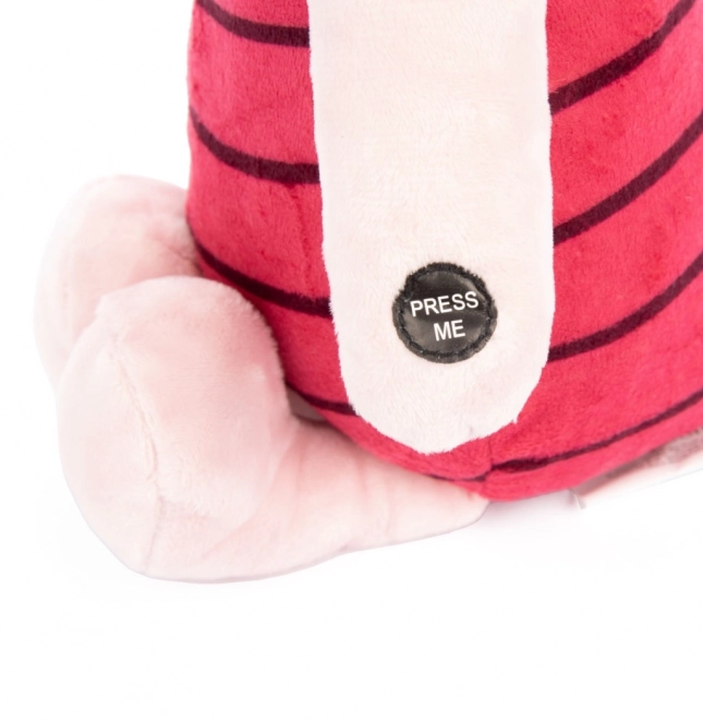Interaktív plüss malacka hanggal 28 cm