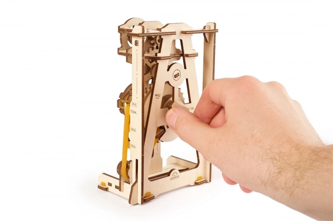 Ugears 3D fa mechanikus puzzle STEM tanulási inga