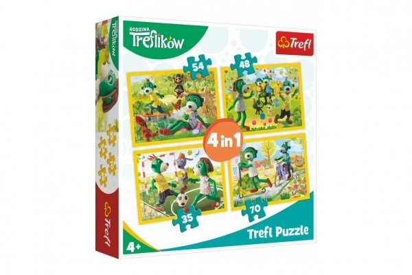 Treflíkek közös pillanatai 4 az 1-ben puzzle szett