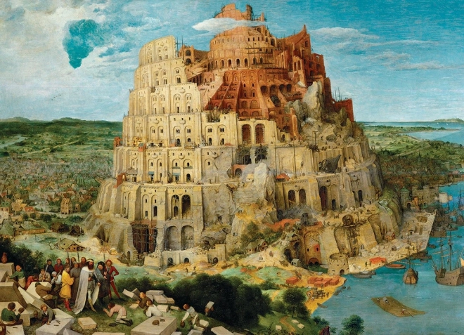 Babyloni torony puzzle 1000 darabos - EUROGRAPHICS