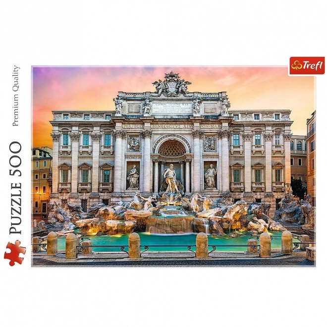 Trefl puzzle Fontana di Trevi, Olaszország 500 darabos