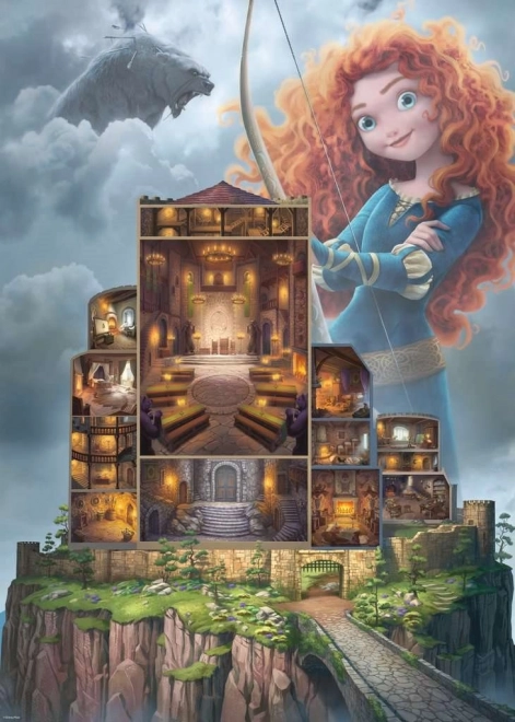 Ravensburger puzzle - Merida kastély