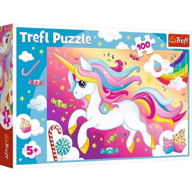 Szép egyszarvú 100 darabos puzzle