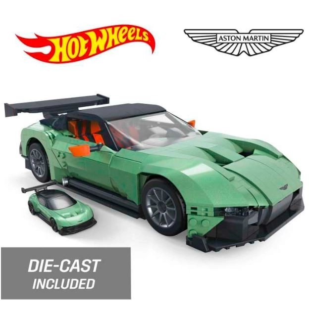 Konstruktív készlet Mega Hot Wheels Aston Martin Vulcan