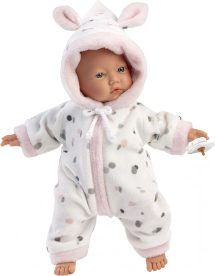 Realizmus baba kisbaba LITTLE BABY puha textil testtel 32 cm