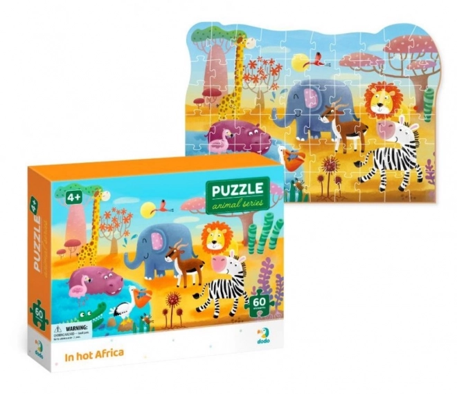 Afrika Puzzle 60 Darabos