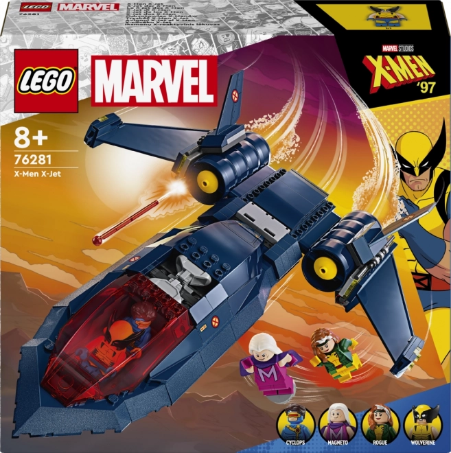 X-Men sugárhajtású repülőgép LEGO Marvel szett