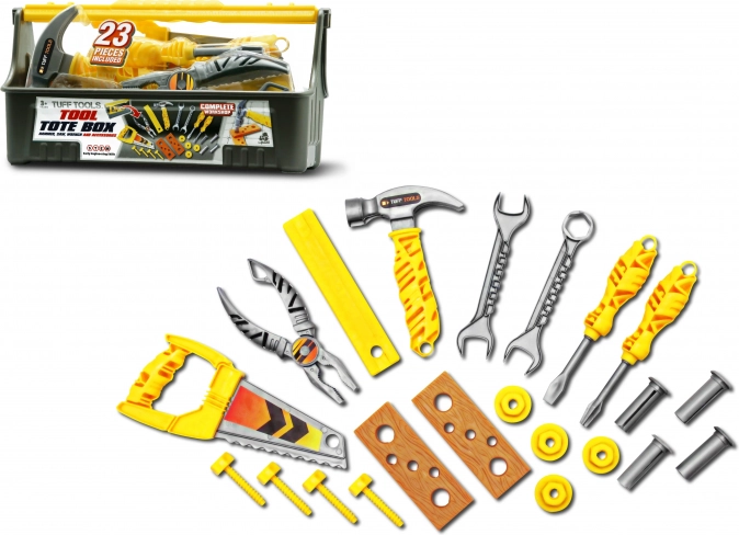 Tuff Tools gyerek szerszámos bőrönd 23 darabbal