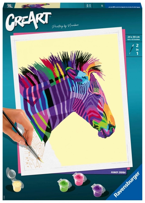 Ravensburger CreArt zebra festőkészlet