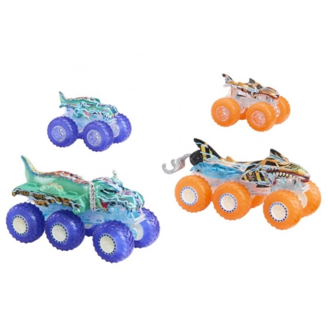 Hot Wheels Monster Trucks Power Smashers Tahaú és Teherautó