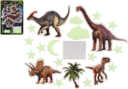 Világító dinoszauruszok falra és mennyezetre