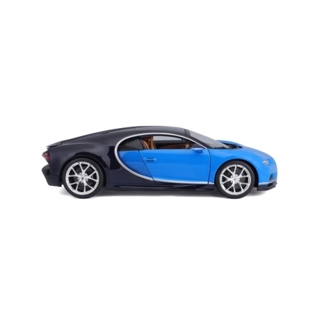 Bburago Bugatti Chiron modellautó kék/sötétkék 1:18