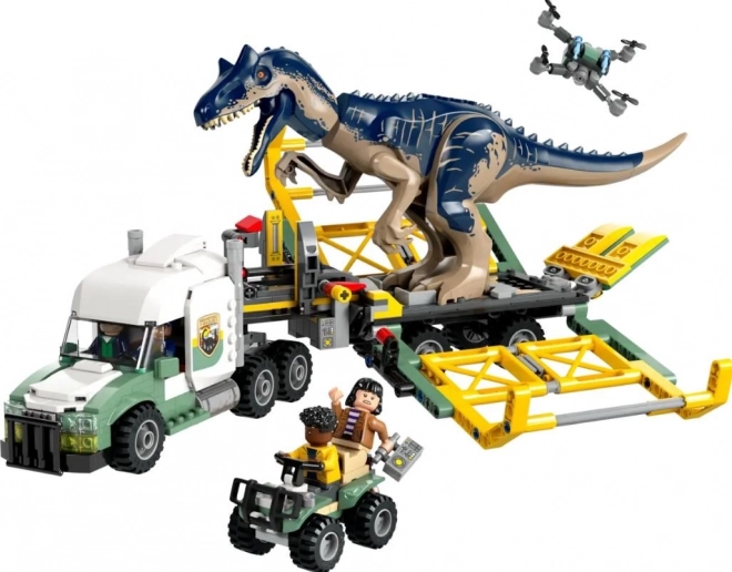 Lego Jurassic World alloszaurusz szállítójármű