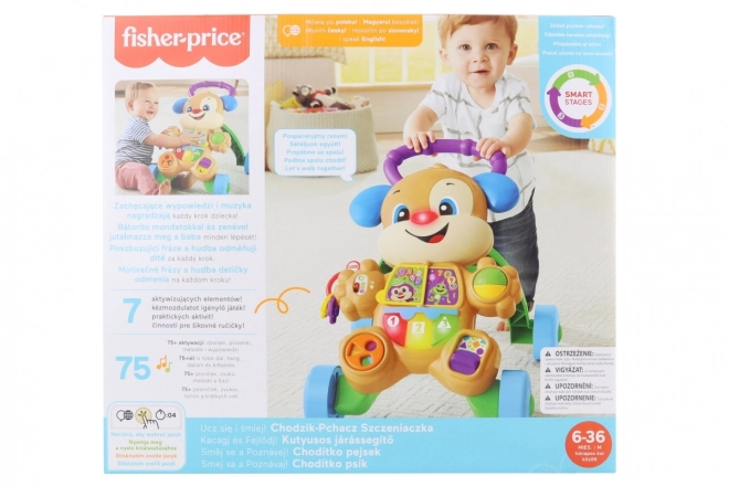 Fisher-Price vidám tanulás kutyusos járássegítő