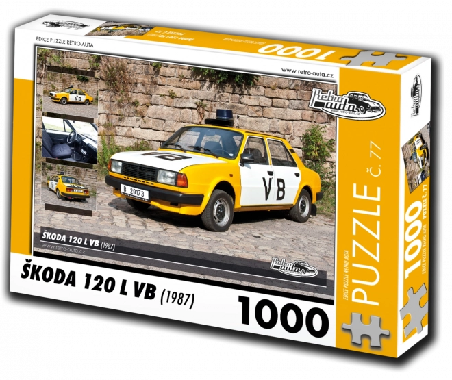 Retro-autók puzzle – Škoda 120 L VB (1987)