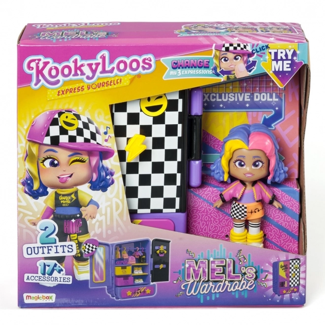 KookyLoos Mel játék készlet - babák szekrénye