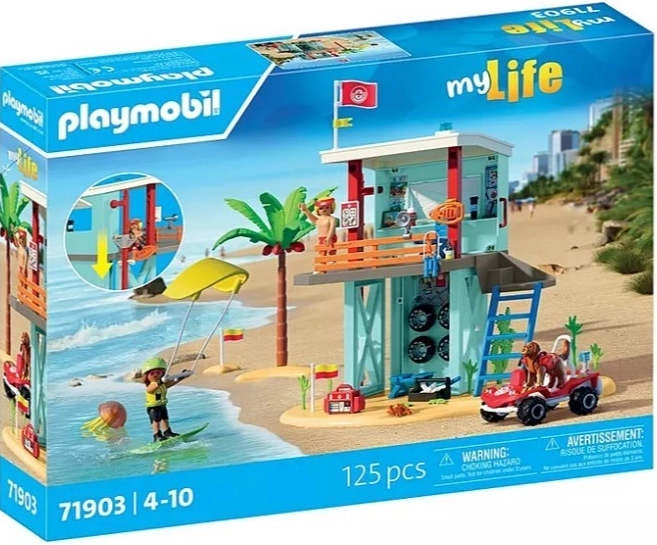 MY LIFE 71903 figurakészlet mentőtorony és strandbuggy