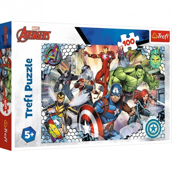 100 darabos puzzle - híres Avengers