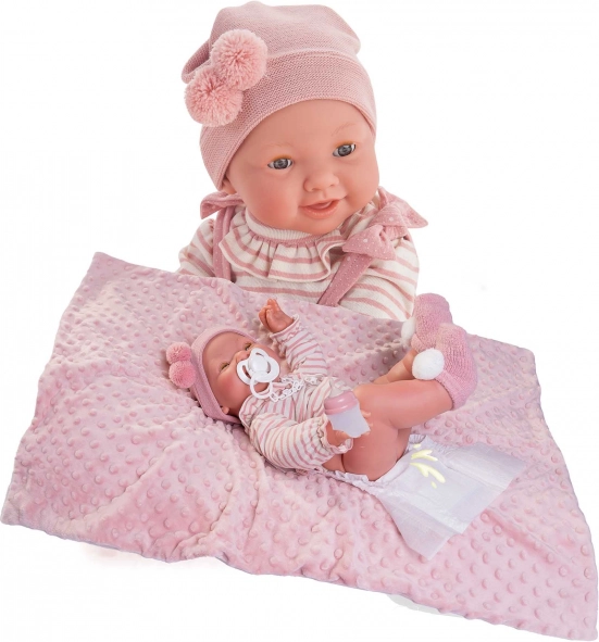 Realistisztikus baba MIA pislogással és pisiléssel 42 cm