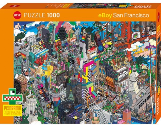 Heye puzzle pixorama: San Francisco kaland 1000 darab