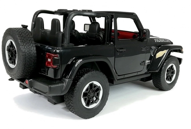 Zdalnie irányított Jeep Wrangler Rubicon autó 1:14 - fekete