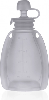 Újratölthető szilikon tasak gyerekeknek, Transparent Grey