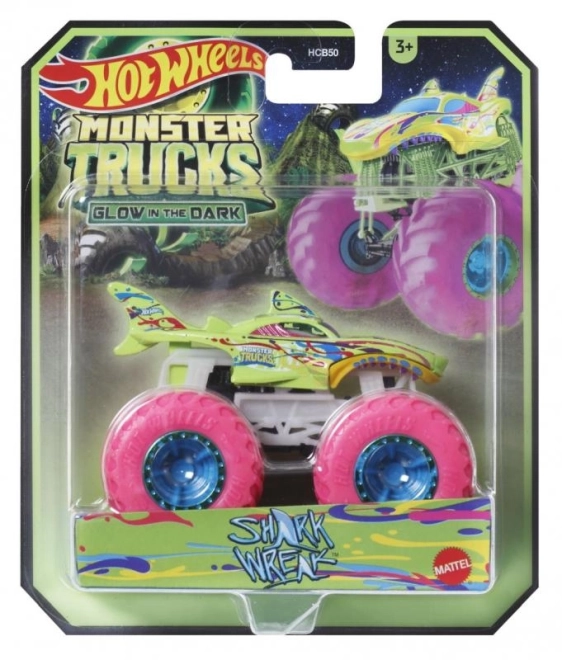 Hot Wheels szörnyteherautók világító a sötétben