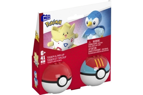 Mega Pokémon Pokéball - Piplup és Togepi