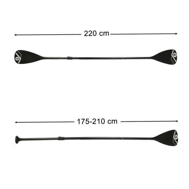 Összecsukható alumínium SUP és kajak evező 2 az 1-ben 175-220 cm