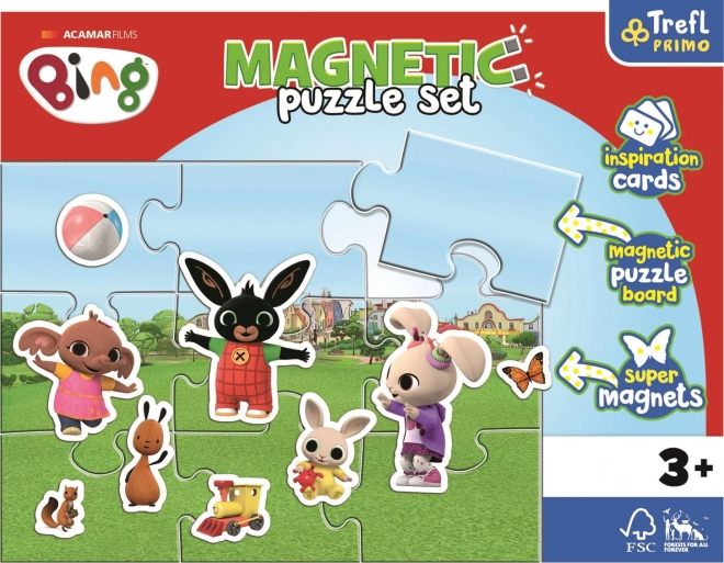 Bing nyuszi mágneses puzzle készlet