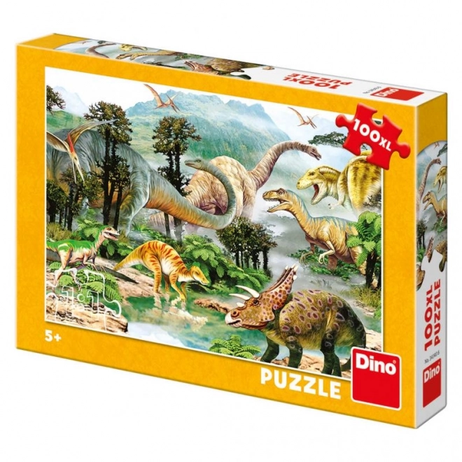 Dino Puzzle – Dinoszauruszok Világa 100 Darab