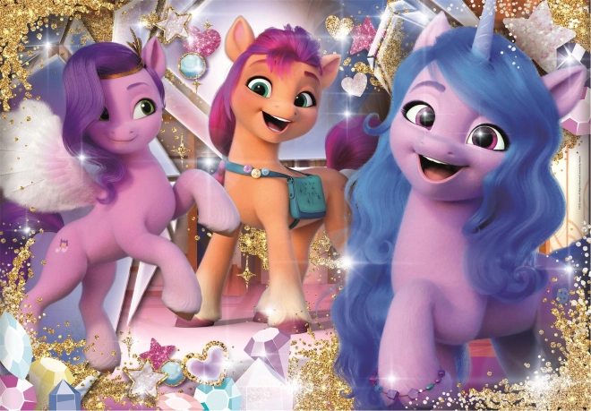 My Little Pony csillogó puzzle 104 darabos