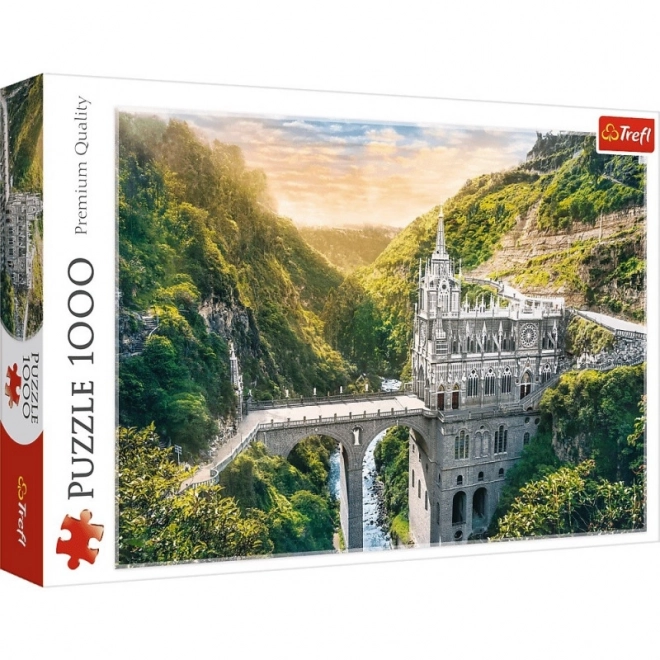 Trefl puzzle Las Lajas székesegyháza, Kolumbia